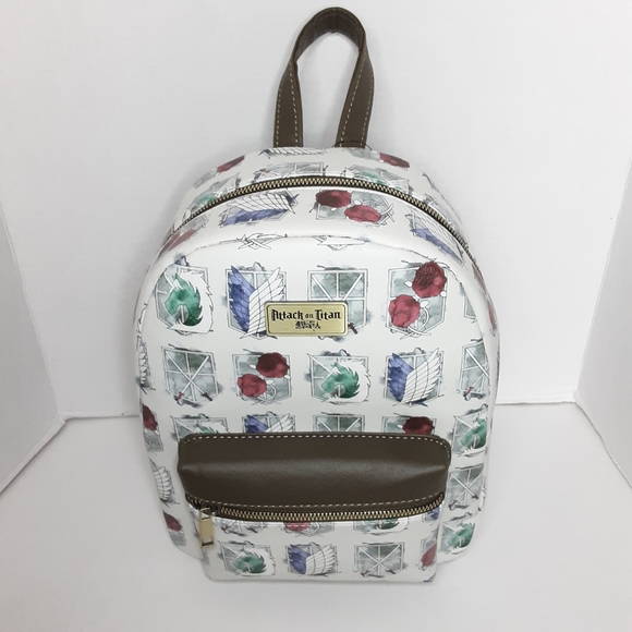 Attack On Titan Regiment Crests Mini Backpack NWT - Picture 6 of 8
